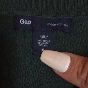 GAP Green Cardigan